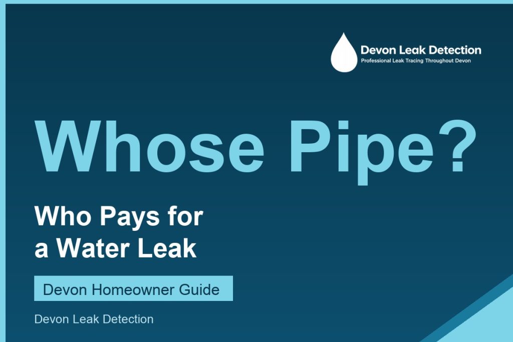 Who is responsible for a water leak, a Devon Leak Detection guide