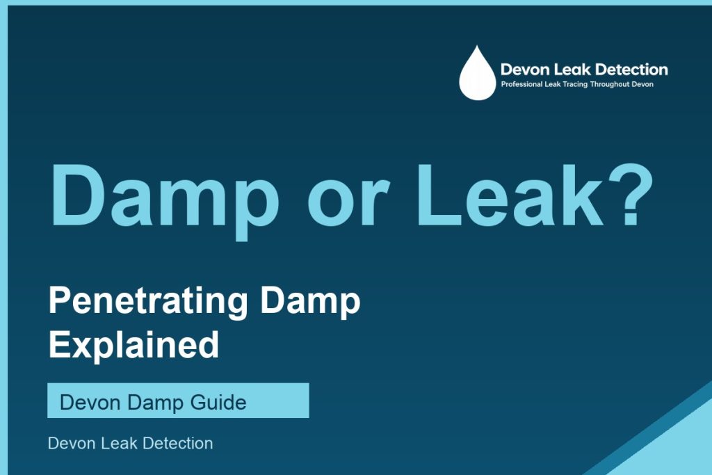 Penetrating damp or a leak, a Devon Leak Detection guide